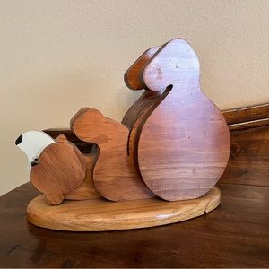 Hand made wine bottle holder